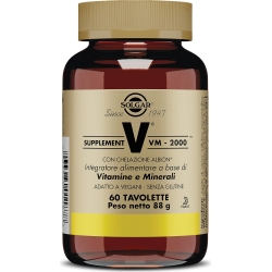 Solgar Supplement Vm-2000 - Integratore Di Vitamine E Minerali 60 Tavolette