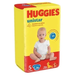 HUGGIES Unistar - Taglia 5 (11-25 Kg) 14 Pannolini