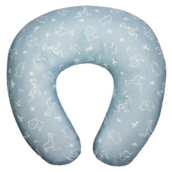 Cora - Cuscino Per Allattamento - Jungle Azzurro