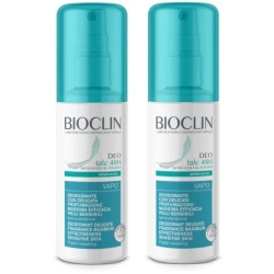 Bioclin Deo Talc 48H Vapo - Deodorante Per Ipersudorazione - 2 Flaconi Da 100 Ml