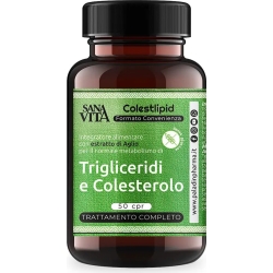 Sanavita Colestlipid Trattamento Completo 50 Compresse - Integratore Per Trigliceridi E Colesterolo