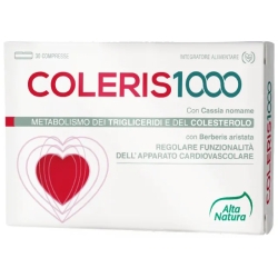 Alta Natura Coleris1000 - Integratore Per Trigliceridi E Colesterolo 30 Compresse
