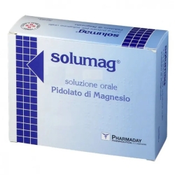 Solumag 1,5 gr Soluzione Orale - Magnesio Pidolato 20 Flaconcini Da 10 ml