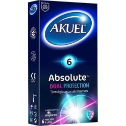 Akuel Absolute Dual Protection - 6 Profilattici Lubrificati