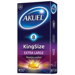 Akuel King Size XL - 8 profilattici