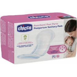 Chicco 10 Assorbenti Postparto in cotone biologico