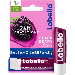 LABELLO Blackberry Shine - Balsamo Labbra Colorato All'Aroma Di Mora 5,5 ml