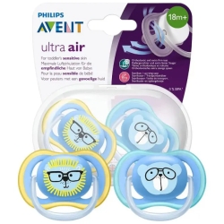 Avent Ultra Air - 2 succhietti in silicone 18M+