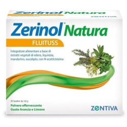 Zerinol Natura Fluituss 20 Bustine - Integratore Per Le Vie Respiratorie