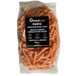 Sedanini - Pasta di Lenticchie Rosse e Riso Senza glutine 250 g