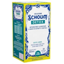 Soluzione Schoum Detox Limone 20 Stick - Integratore Depurativo