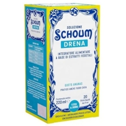 Soluzione Schoum Drena Ananas 20 Stick - Integratore Ad Azione Drenante