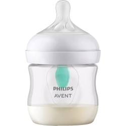 Avent Natural Response - Biberon Con Valvola Airfree 125 Ml Flusso 2 - Trasparente