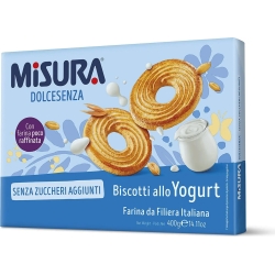 Dolcesenza - Biscotti allo Yogurt Senza Zuccheri aggiunti 400 G