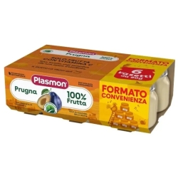 Plasmon Omogeneizzato Prugna - 6 Vasetti Da 80 G