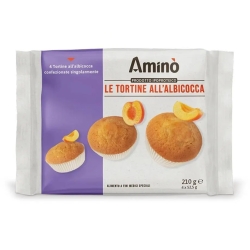 4 tortine aproteiche all'albicocca