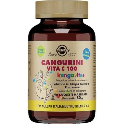 Solgar Cangurini Vita C100 - integratore per l'infanzia 90 Tavolette