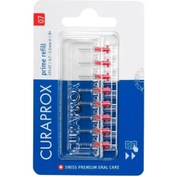 Curaprox Prime Refill Cps 07 - 8 scovolini interdentali Rossi