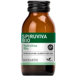 Bioearth Spiruviva Bio 180 Compresse - Integratore per tono ed energia