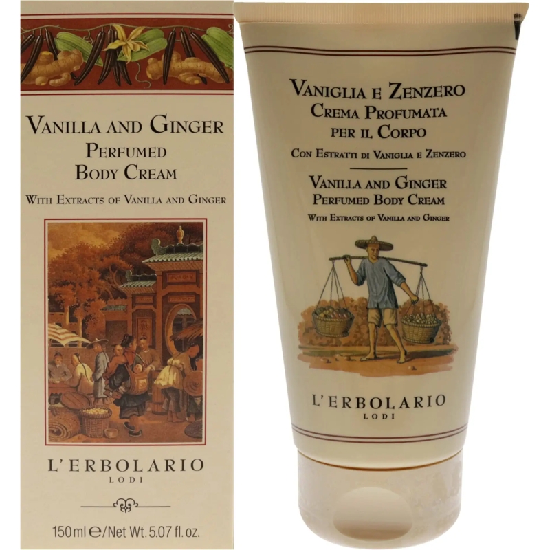 L ERBOLARIO Vaniglia E Zenzero - Crema Corpo Profumata 150 ml