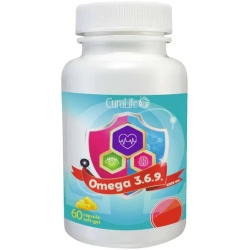 Curalife Omega 3 6 9 - integratore per il colesterolo 60 soft gels