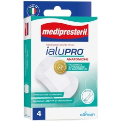 Medipresteril Medicazioni Pronte All'Uso Ialupro Anatomiche - 4 Medicazioni Per Braccia