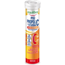 Equilibra Più Propoli Con Vitamina C 20 Compresse Effervescenti - Integratore Immunostimolante