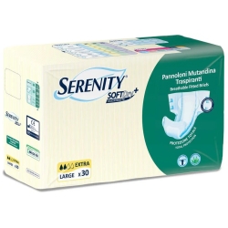 Serenity Soft Dry+ - 30 Pannoloni A Mutandina Assorbente Per Incontinenza Extra Taglia L