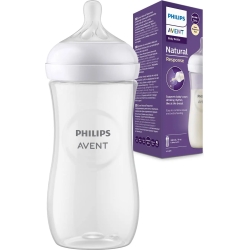 Avent Natural Response - Biberon Trasparente 330 Ml