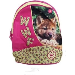 wwf Girl - Zaino Asilo Cucciolo Lupo 29x24x10,5 cm (etichetta danneggiata)