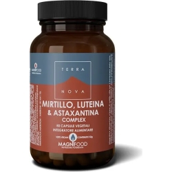 Mirtillo, Luteina e Astaxantina Complex 50 capsule - Sinergia per gli occhi