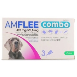 Amflee Combo 402 Mg/361,8 Mg - 3 Pipette Spot-On Per Cani +40 Kg