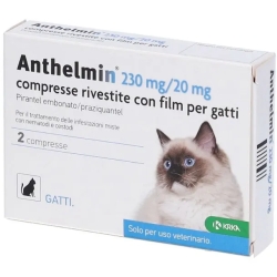 Anthelmin 230 Mg/20 Mg - Farmaco Veterinario 2 Compresse