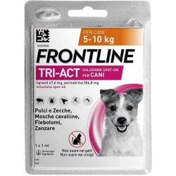 FRONTLINE Tri-Act Spot-On Per Cani Da 5-10 Kg - 1 Pipetta Da 1 Ml