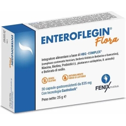 Enteroflegin Flora 30 capsule - Integratore di prebiotici