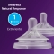 Avent Natural Response Teat 0m - Tettarella per biberon Flusso 1
