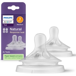 Avent Natural Response Teat 1m+ - Tettarella per biberon Flusso 3