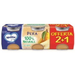 Pera 100% Naturale - 3 Omogeneizzati Da 100 G