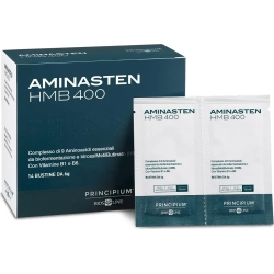 Principium Aminasten HMB 400 - Integratore Per La Stanchezza E Affaticamento 14 Bustine