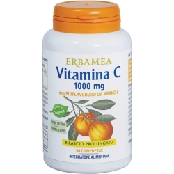 Erbamea Vitamina C 1000 mg 90 Compresse - Integratore Immunostimolante