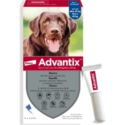 Advantix Spot On per cani da 25 a 40 kg - 6 Pipette da 4 ml