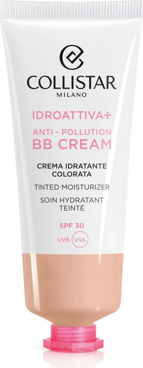 Collistar Idroattiva+ Anti Pollution BB Cream - Crema Idratante SPF 30 Colorata 50 ml - Chiaro