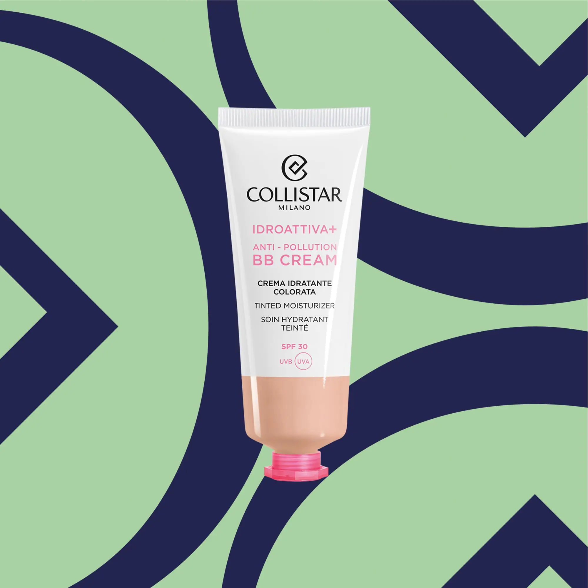 Collistar Idroattiva+ Anti Pollution BB Cream - Crema Idratante SPF 30 Colorata 50 ml - Chiaro