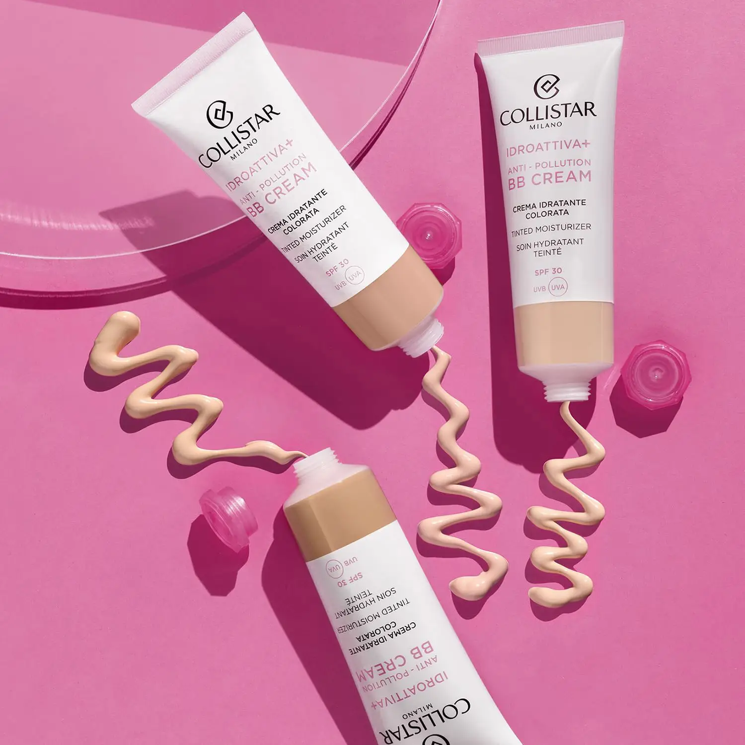 Collistar Idroattiva+ Anti Pollution BB Cream - Crema Idratante SPF 30 Colorata 50 ml - Chiaro