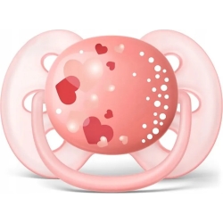 Avent Ultra soft - succhietto in silicone 6-18m+ rosa