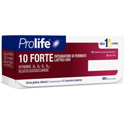 Prolife 10 Forte 7 Flaconcini Da 8 ml - Integratore Di Fementi Lattici Vivi - Promo