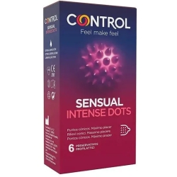 Control Sensual Intense Dots - 6 profilattici