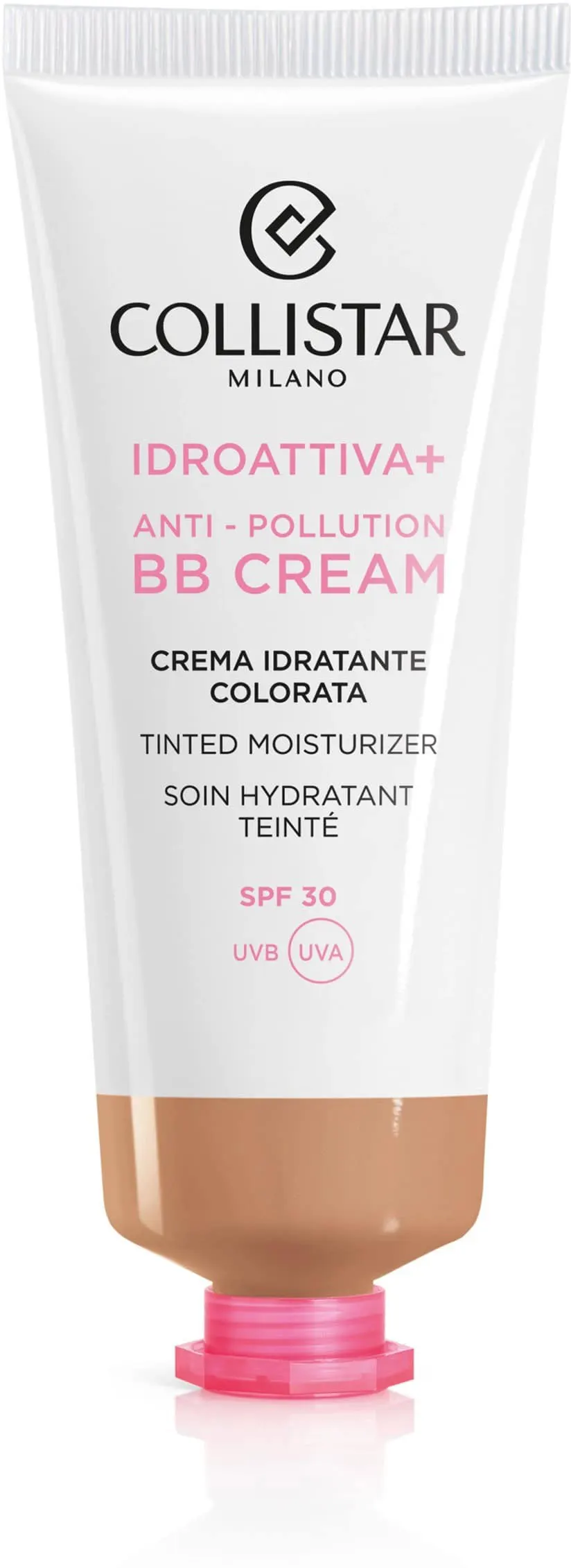 Collistar Idroattiva+ Anti Pollution BB Cream - Crema Idratante SPF 30 Colorata 50 ml - Scuro