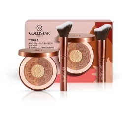 Collistar Cofanetto Terra Polvere Multi-Effetto 222 Sole + Pennello Contouring