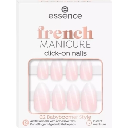 French Manicure - 12 Unghie Finte N. 02 Babyboomer Style